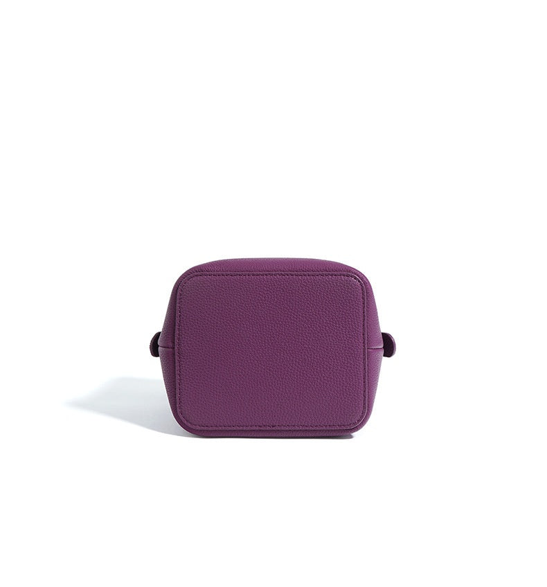 Cowhide Bucket Purse Bag For Ladies (Leather )