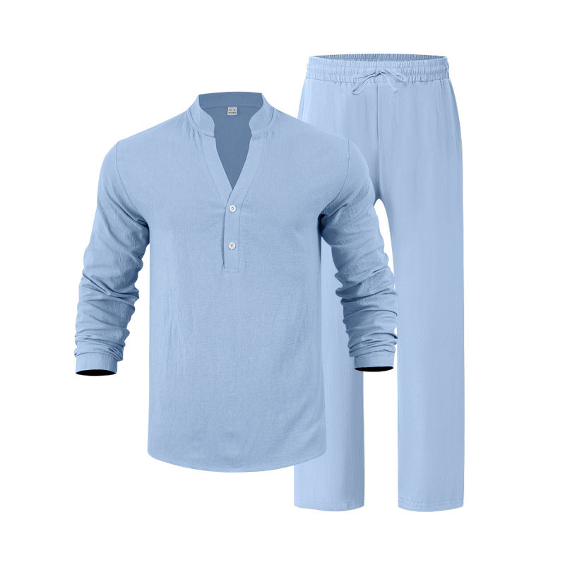 Mens Loose-Fit Long-sleeved Suit