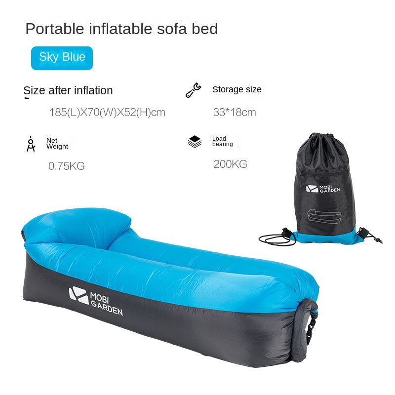 Portable Lazy Inflatable Bed For Outdoor