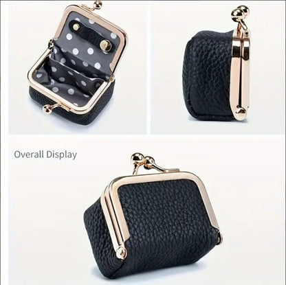 Portable Vintage Style Genuine Leather Coin Purse For Ladies (US ONLY)