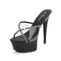 European  Style Fashionable Nightclub Stiletto-Heel Rhinestone Slippers For Ladies