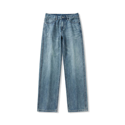 Fashion Summer Thin Ice Silk Jeans Men