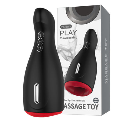 Sucking Cup Mouth Men's Heating And Vibrating Products