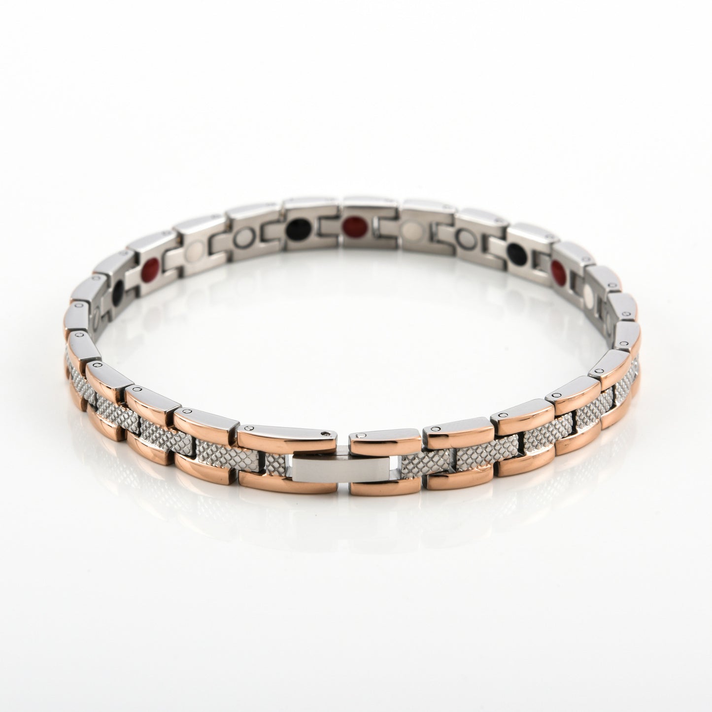 Ladies Titanium Steel Energy Magnet Bracelet