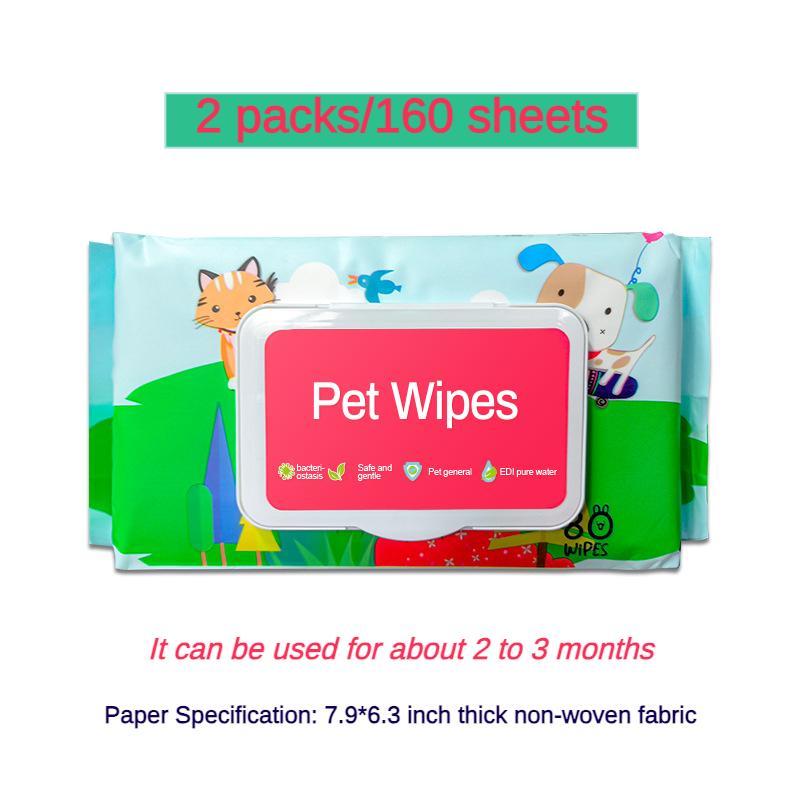Dog And Cat Wet Wipes, Fragrance Free, Plant based , Wipes For Hole Body (US Only)