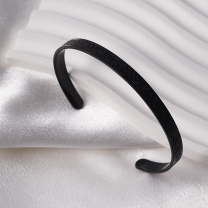 Stainless Steel Rune Bracelet (Simple Style)