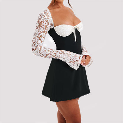 Long Sleeve Dress- Short (Fast Shipping Within U S)
