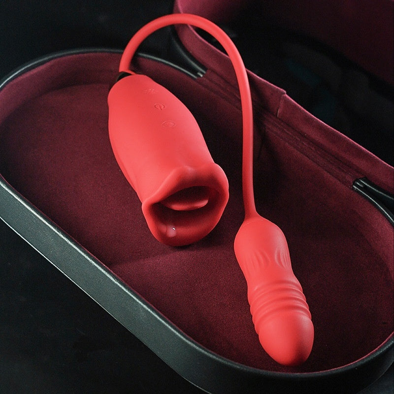 Tongue  Appliance Vibration Wireless Remote Control Telescopic Toy