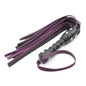 Leather Purple And Black Tassel Whip Toy (Adult)