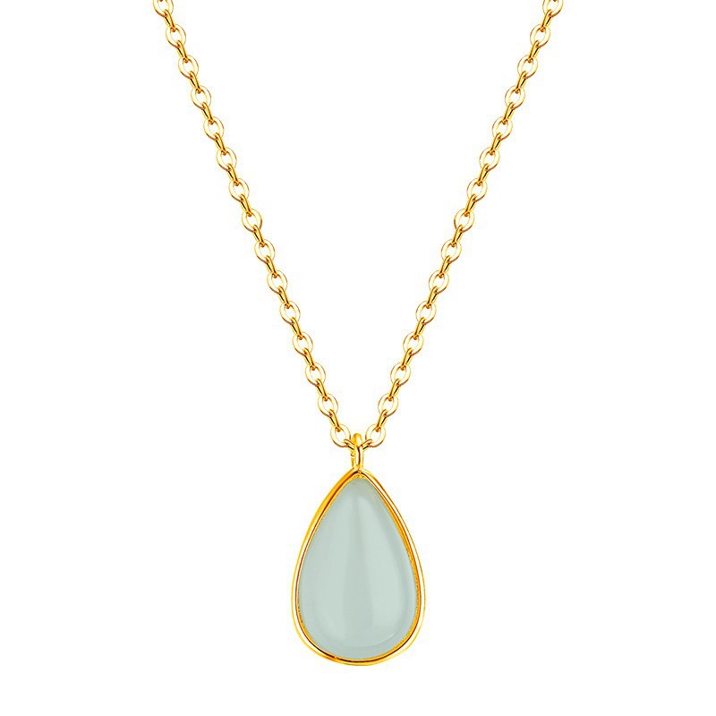 Dainty Water-drop Clavicle Necklace For Ladies