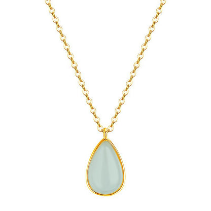 Dainty Water-drop Clavicle Necklace For Ladies