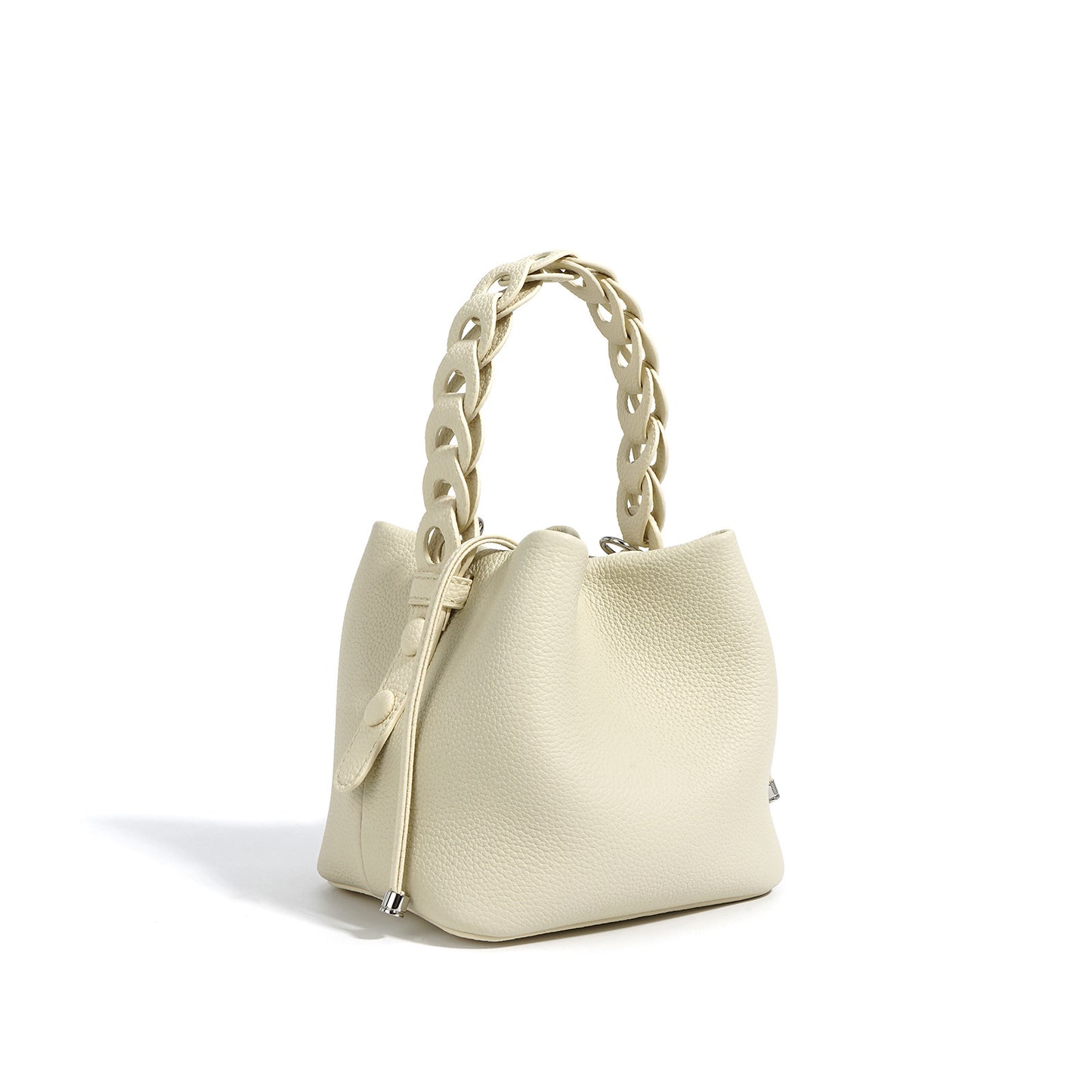 Cowhide Bucket Purse Bag For Ladies (Leather )