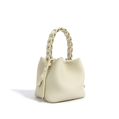 Cowhide Bucket Purse Bag For Ladies (Leather )