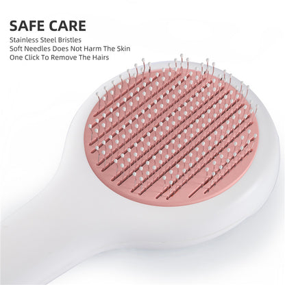 Pet Massage One Button Hair Comb