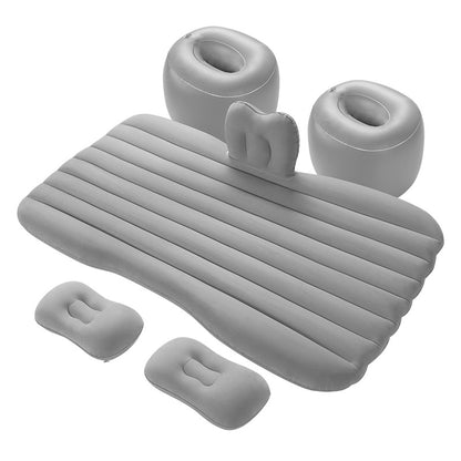 Simple, Solid-Color Foldable Inflatable Car Bed (Portable)