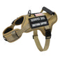Tactical Service Dog Harness With Handle, No-Pull Adjustable For Easy Walking And Training (US Only)