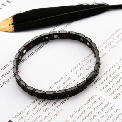 Ladies Titanium Steel Energy Magnet Bracelet