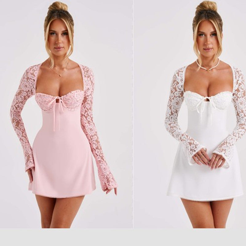 Long Sleeve Dress- Short (Fast Shipping Within U S)