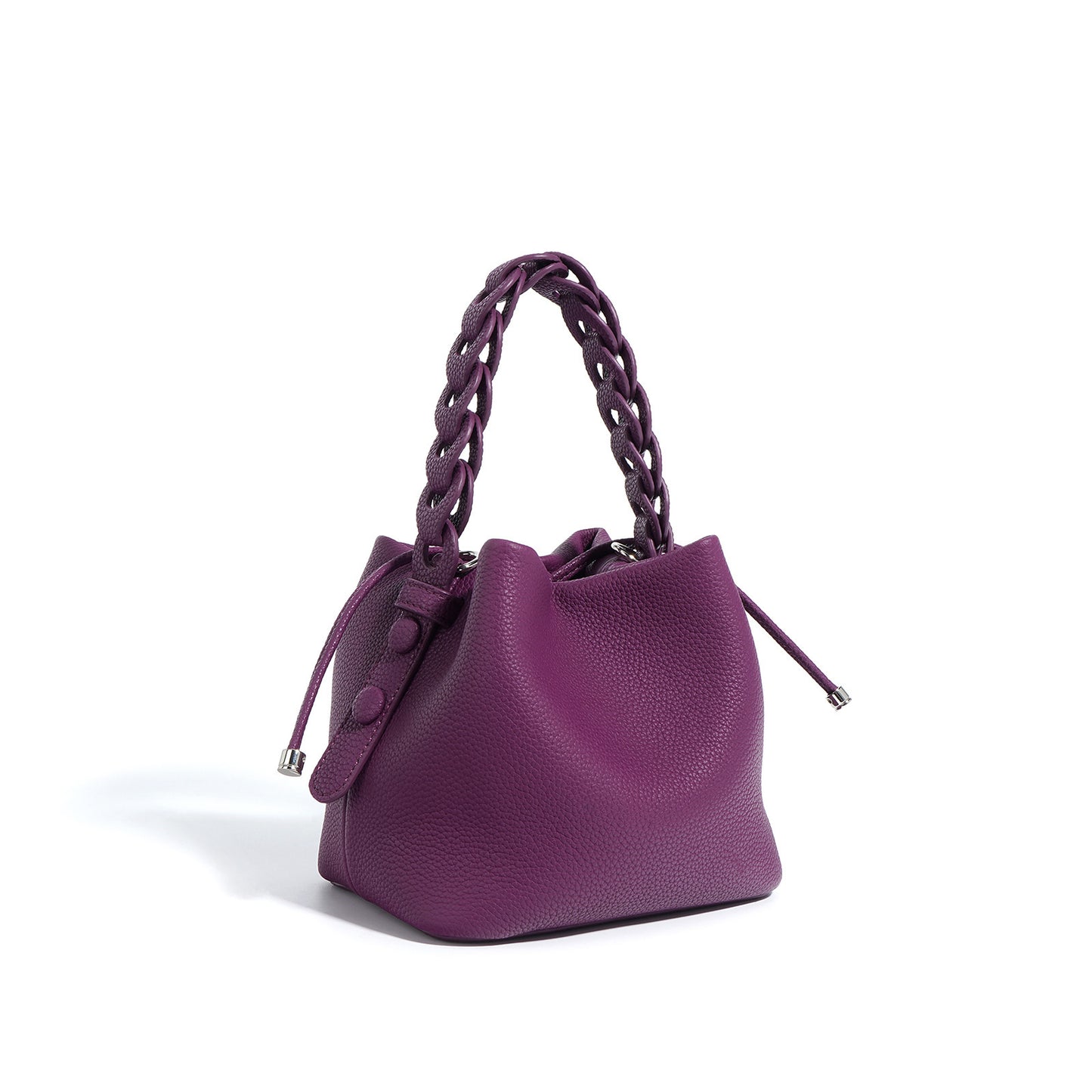 Cowhide Bucket Purse Bag For Ladies (Leather )