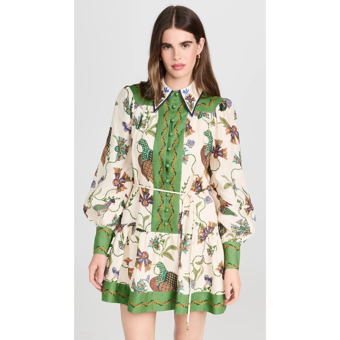 Long Sleeve Lapel Dress (Faster Shipping Within U S)