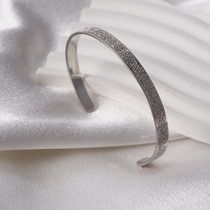 Stainless Steel Rune Bracelet (Simple Style)