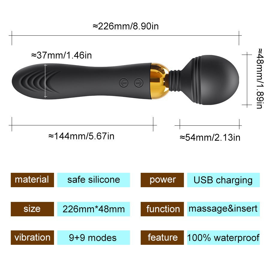 Magnetic Vibrator  Double Adult Toys