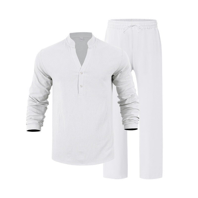 Mens Loose-Fit Long-sleeved Suit