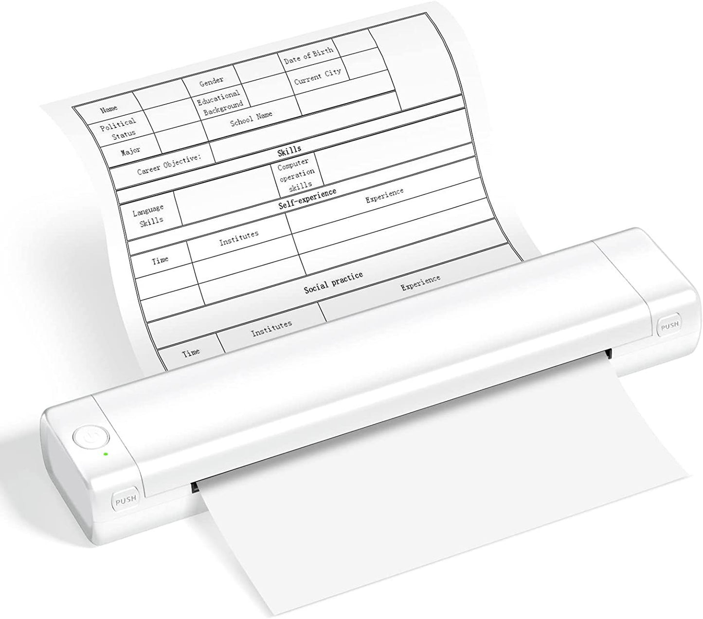 Small Mini Homework Paper Ink-free Office - A4 (Portable)