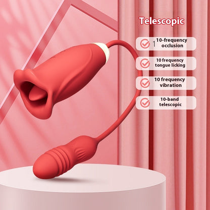 Tongue  Appliance Vibration Wireless Remote Control Telescopic Toy
