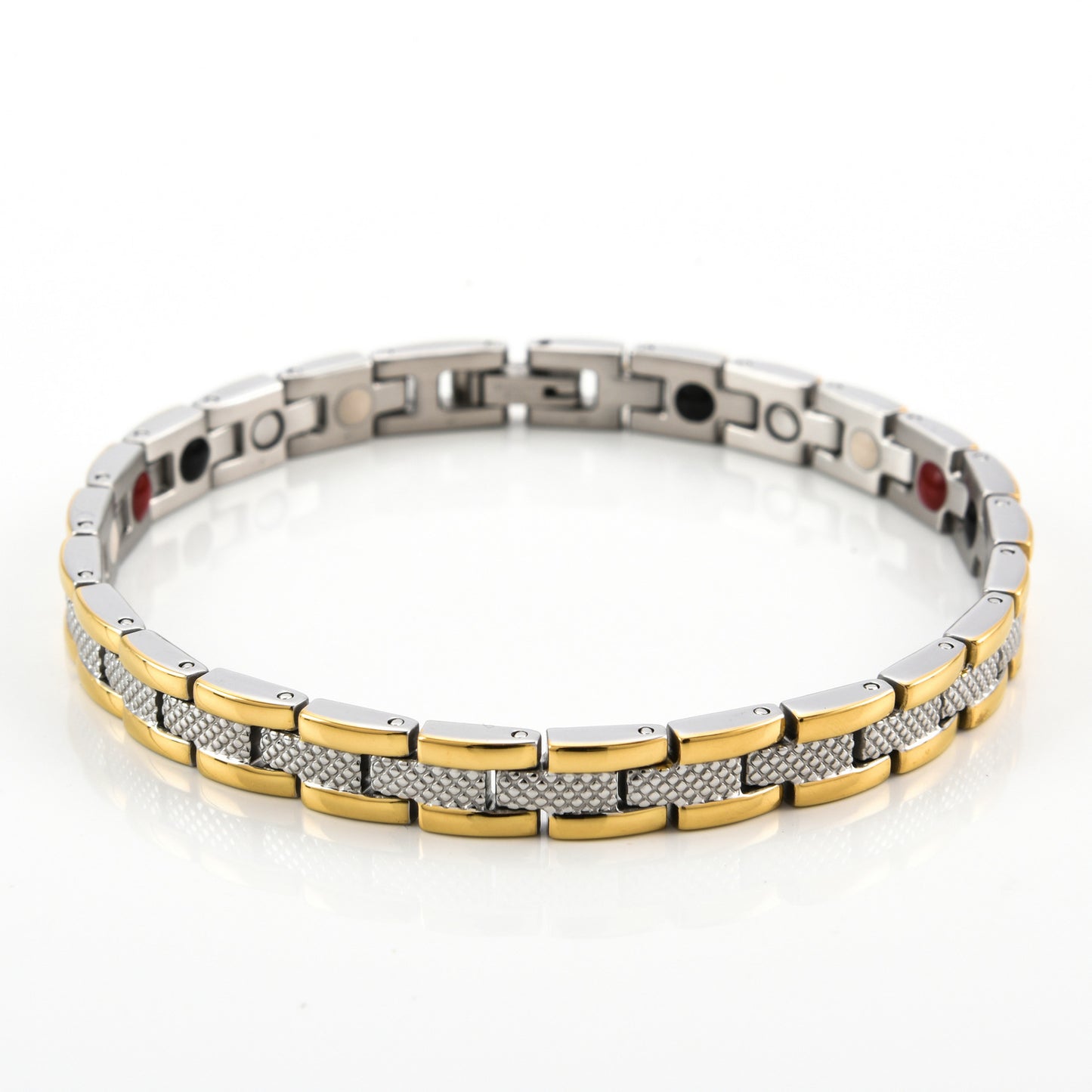 Ladies Titanium Steel Energy Magnet Bracelet