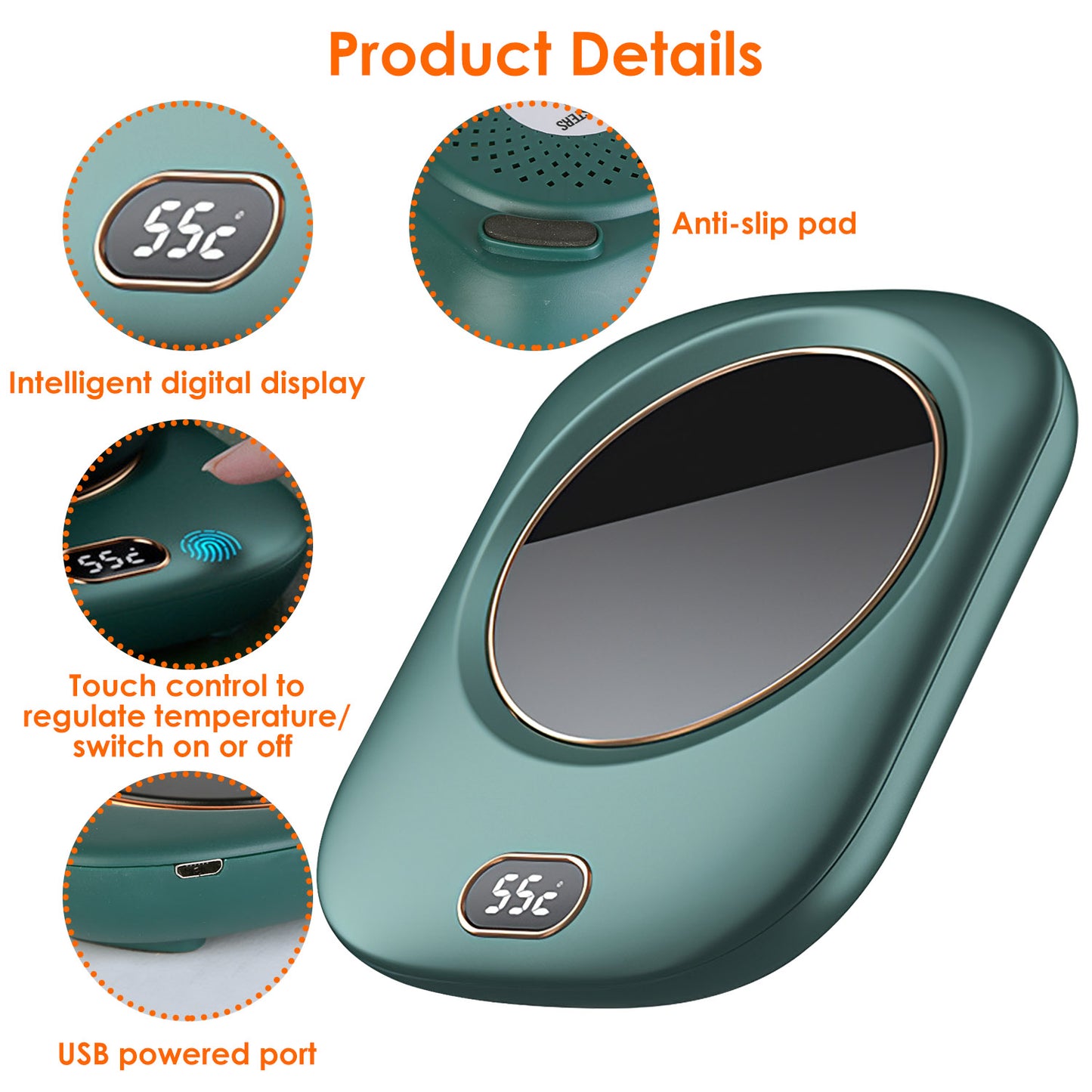Electric Coffee Mug Warmer For Desk Auto Shut Off ( USB) For Office Home (US ONLY)