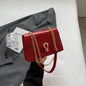Crocodile-Print Chain Crossbody Purse Bag For Ladies