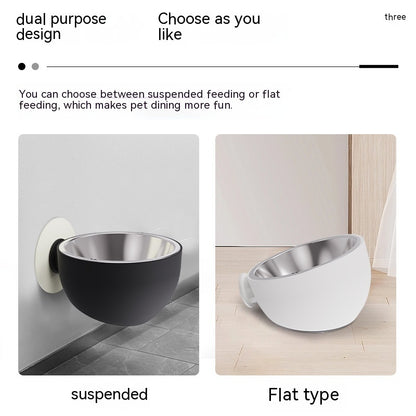 Magnetic Pet Bowl Cat Feeder Dog Food bowl  (Pet Products)