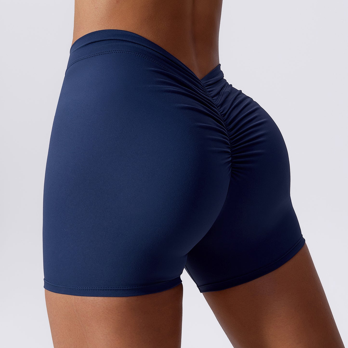 Spandex-cotton Athletic yoga Shorts For Ladies