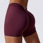 Spandex-cotton Athletic yoga Shorts For Ladies