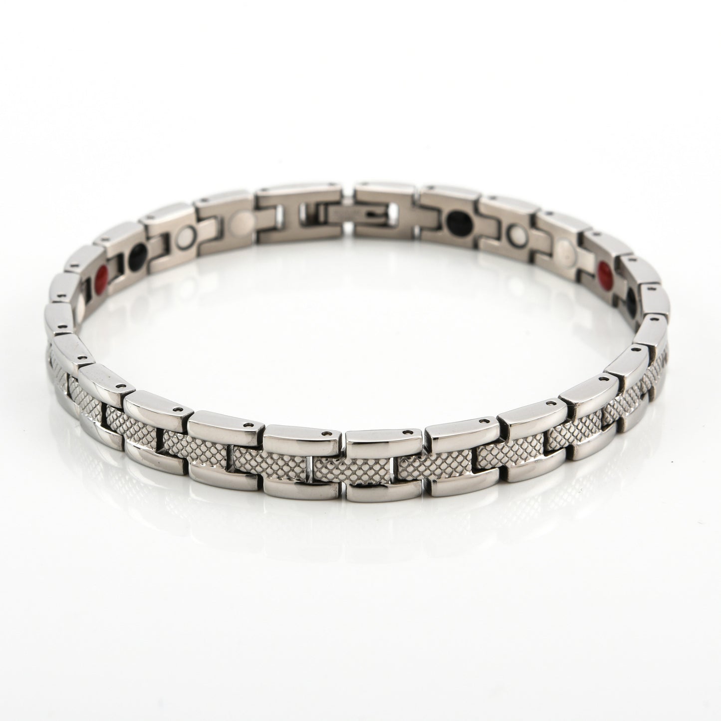 Ladies Titanium Steel Energy Magnet Bracelet