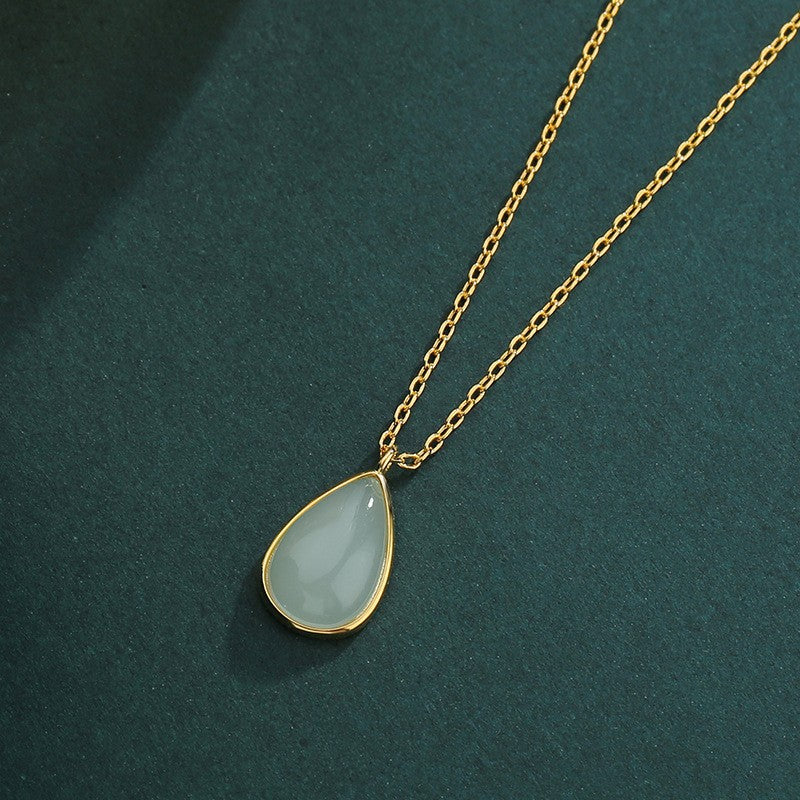 Dainty Water-drop Clavicle Necklace For Ladies