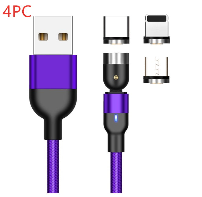 Fast Charging 540 Rotate Micro Magnetic Cable (Magnet Charger)