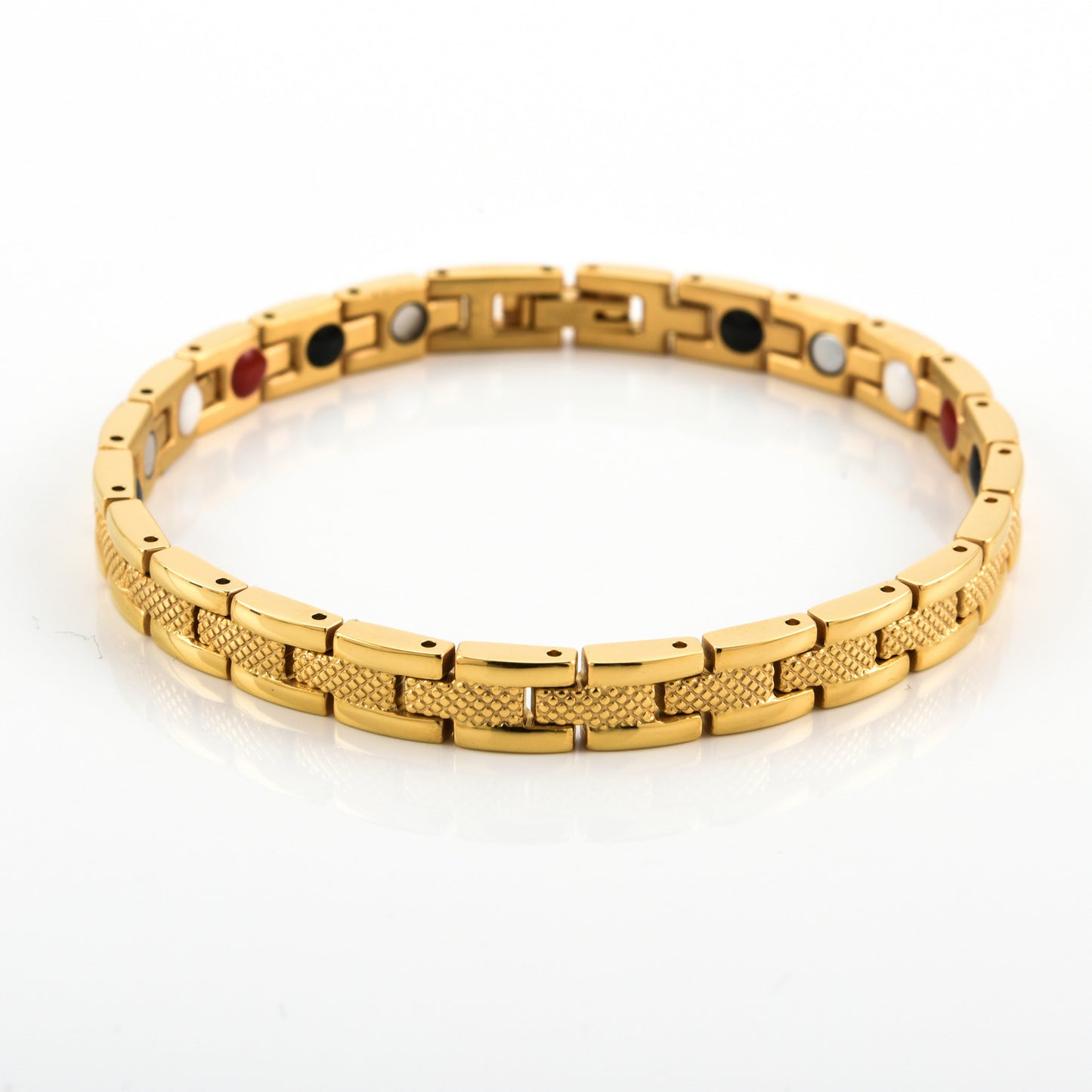 Ladies Titanium Steel Energy Magnet Bracelet