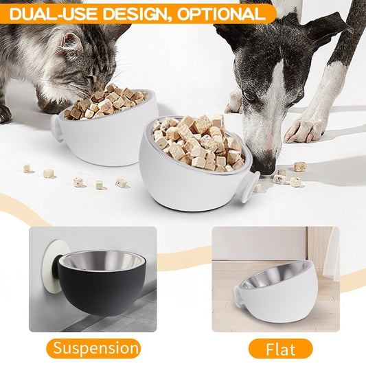 Magnetic Pet Bowl Cat Feeder Dog Food bowl  (Pet Products)